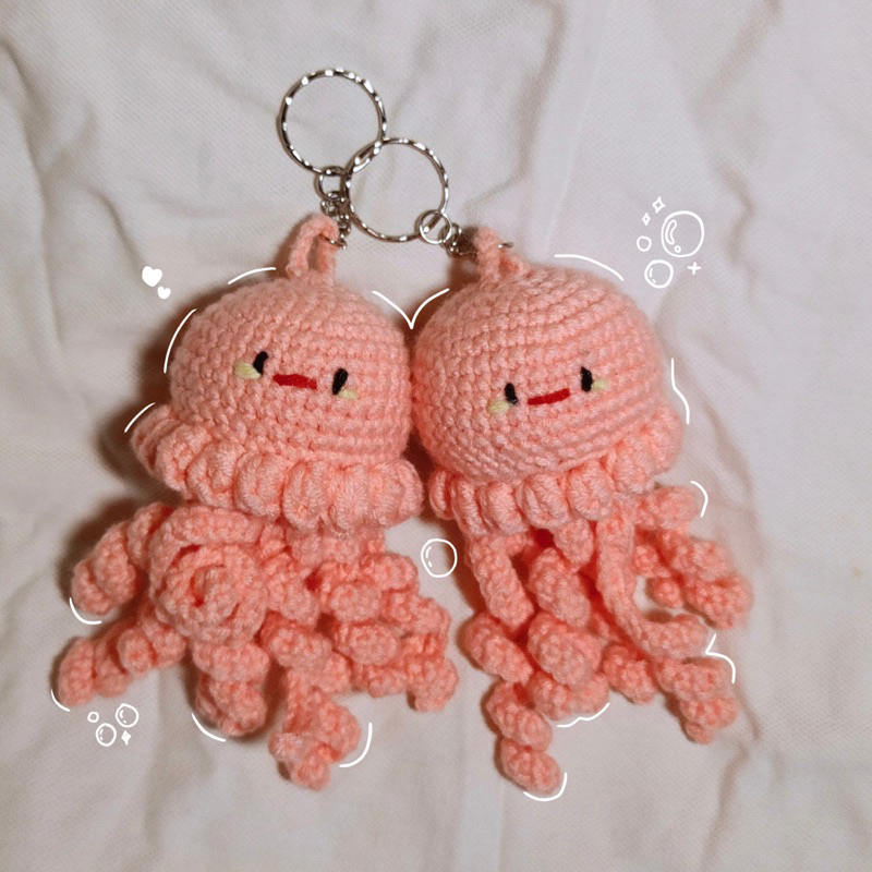 Bạch tuộc len cà nhính handmade DIY