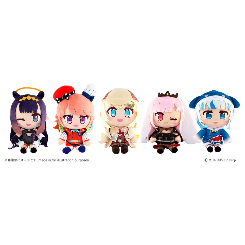 Đồ chơi nhồi bông Hololive - Plushie - Combo of 5: Ina / Kiara / Amelia / Caliope / Gura