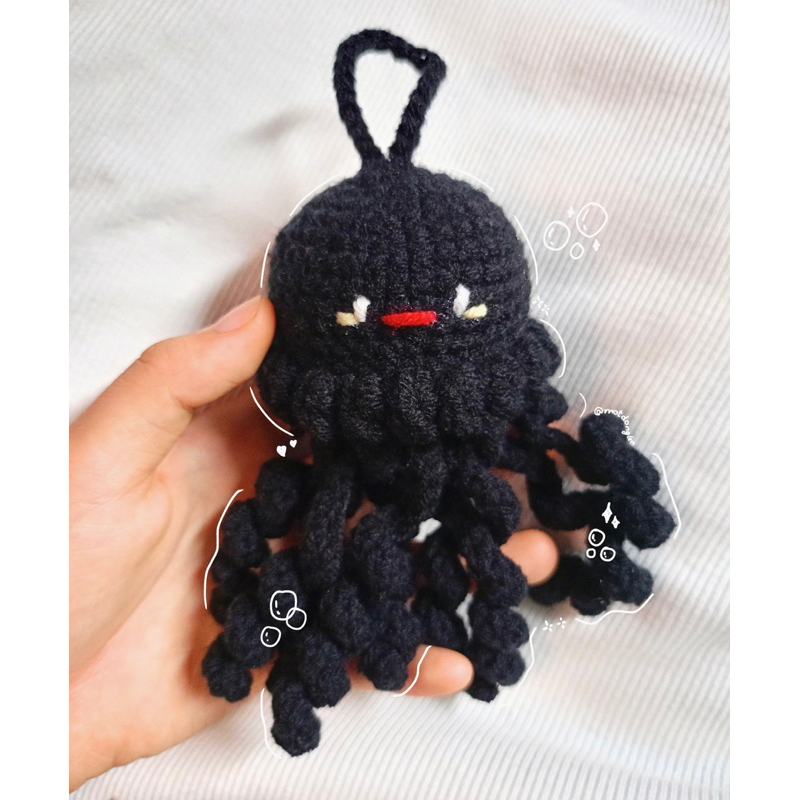 Bạch tuộc len cà nhính handmade DIY