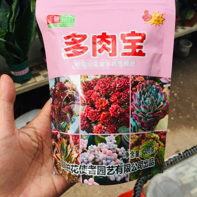 Phân Bón Tan Chậm (50g) Lên Màu Cho Sen Đá, Viên Nén