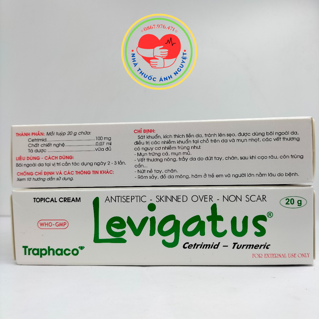 Kem bôi da Levigatus Traphaco 20g