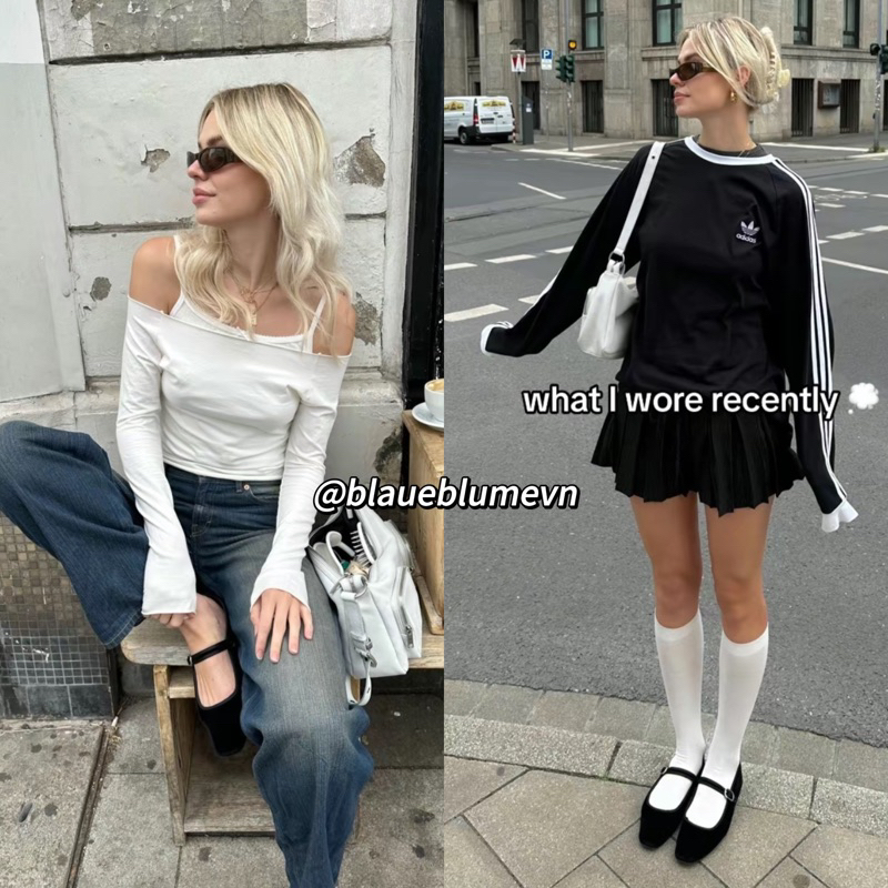 𝐁𝐥𝐚𝐮𝐞𝐁𝐥𝐮𝐦𝐞🦋  𝗚𝗿𝗼𝘃𝗲 𝗕𝗮𝗹𝗹𝗲𝘁 𝗙𝗹𝗮𝘁 - giày bệt nhung đen