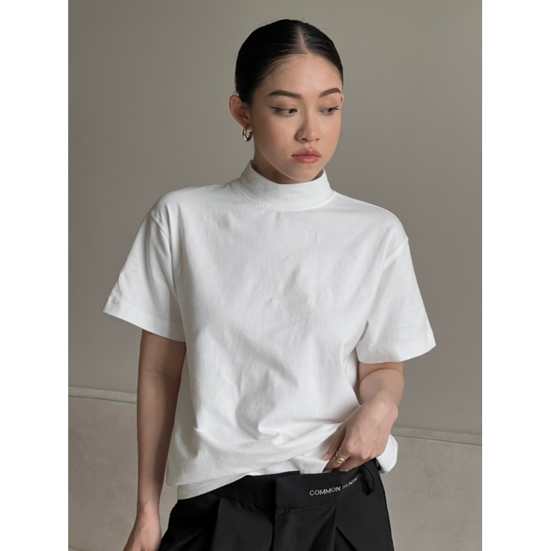 COMMON SENSE - Áo thun cổ cao high neck