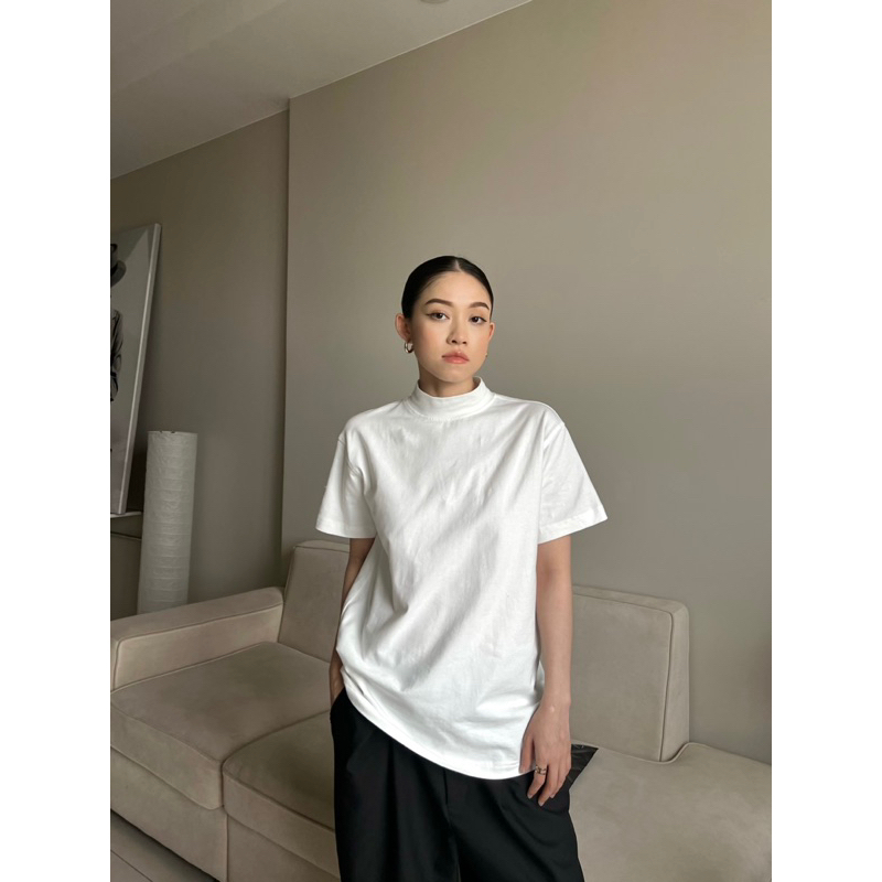 COMMON SENSE - Áo thun cổ cao high neck