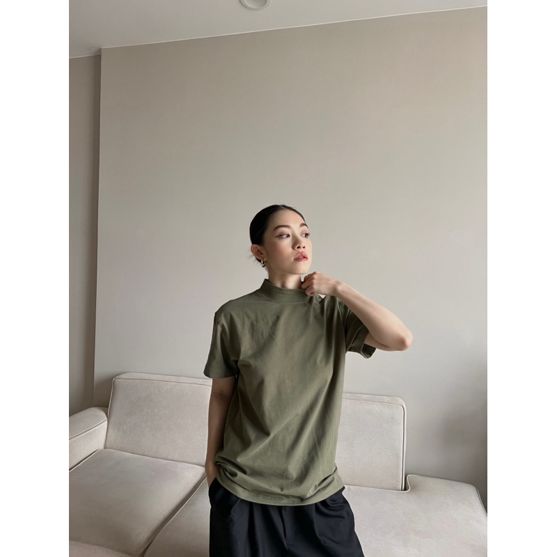 COMMON SENSE - Áo thun cổ cao high neck