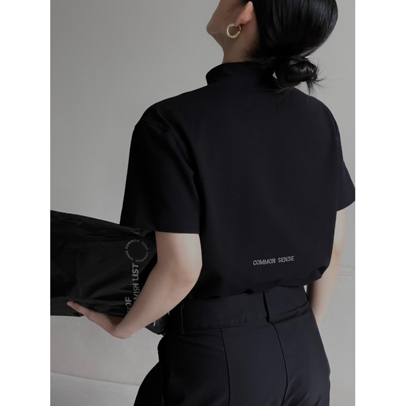 COMMON SENSE - Áo thun cổ cao high neck