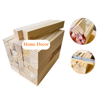 Thanh gỗ thông pallet vuông 3x3 dài 20cm - 30cm, gỗ thông xẻ thanh vuông