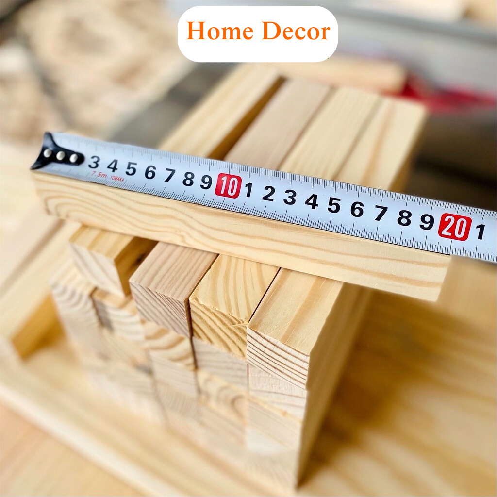 Thanh Gỗ Thông Pallet Vuông 3x3 Dài 20cm - 30cm, Gỗ Thông Xẻ Thanh Vuông