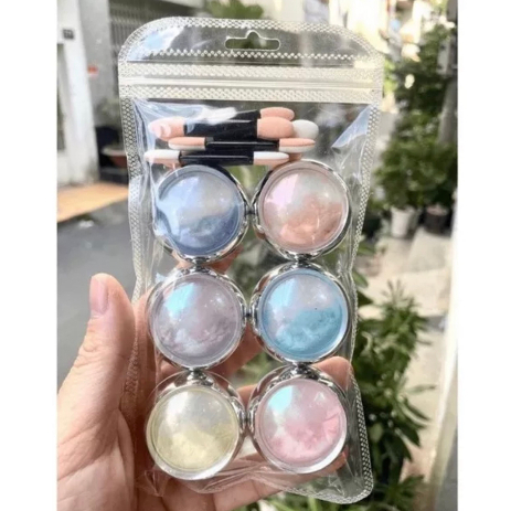 Set tráng gương hologram 6 màu loại 1