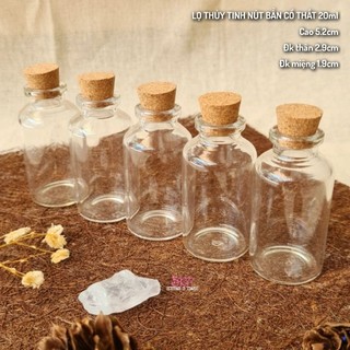 ❌Set 5 LỌ THỦY TINH NÚT BẦN 10ML/20ML❌