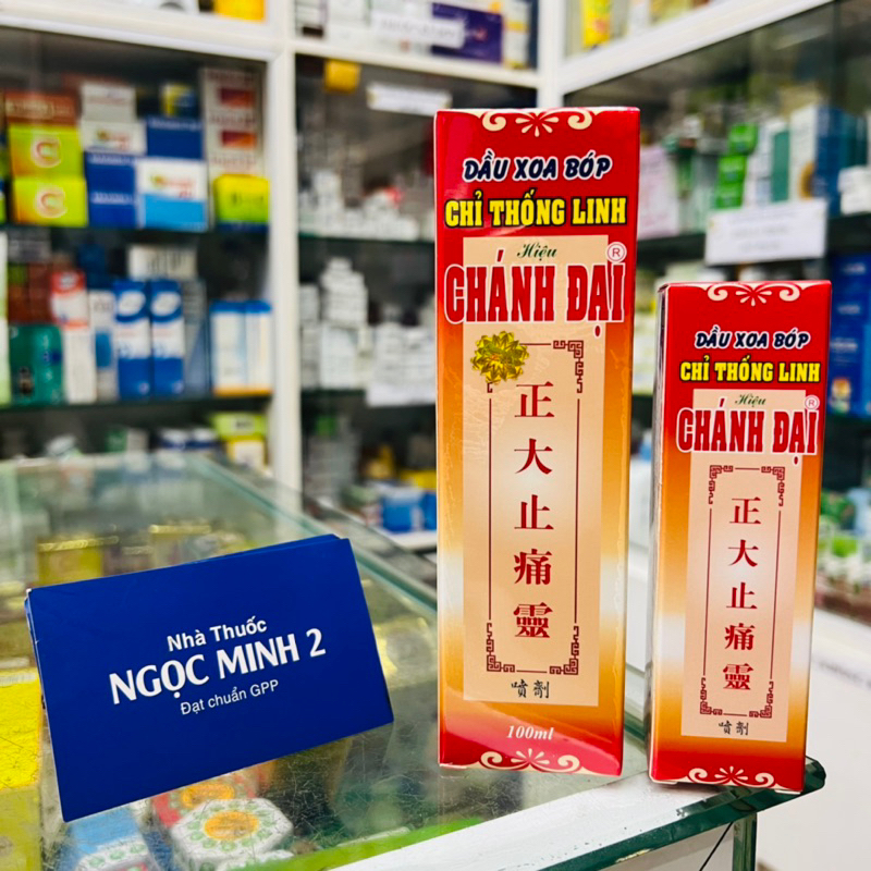 ✅ [Chính Hãng] Dầu xoa bóp chỉ thống linh hiệu Chánh Đại dạng xịt (100ml 40ml)