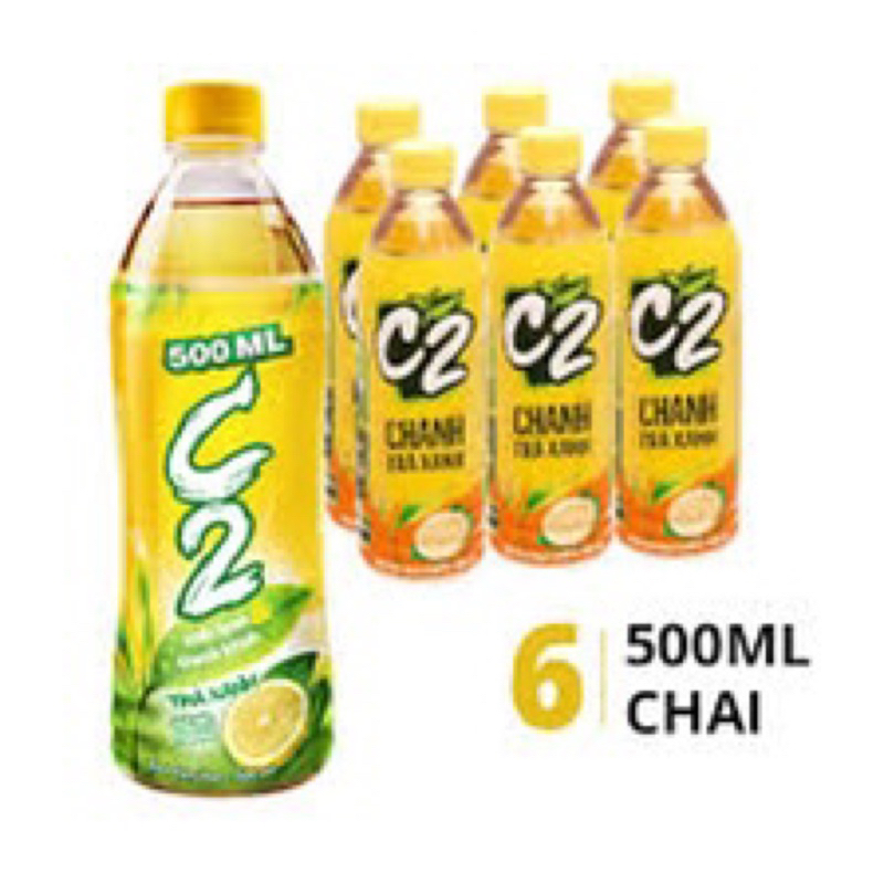 Thùng 24 chai trà xanh C2 455ml