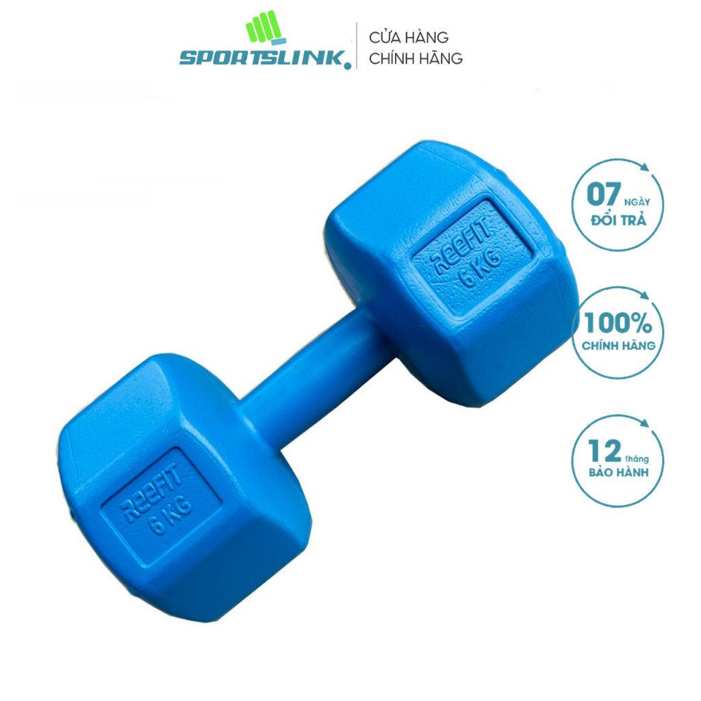 Tạ tay nhựa đúc Sportslink vn 6kg