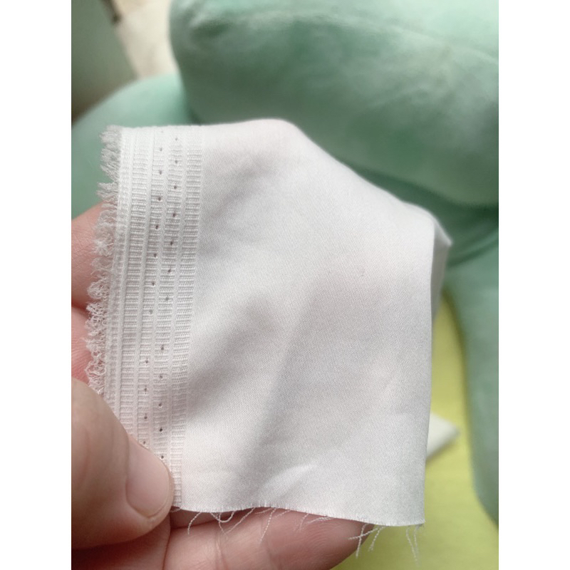 Combo 20m vải thô kate trắng