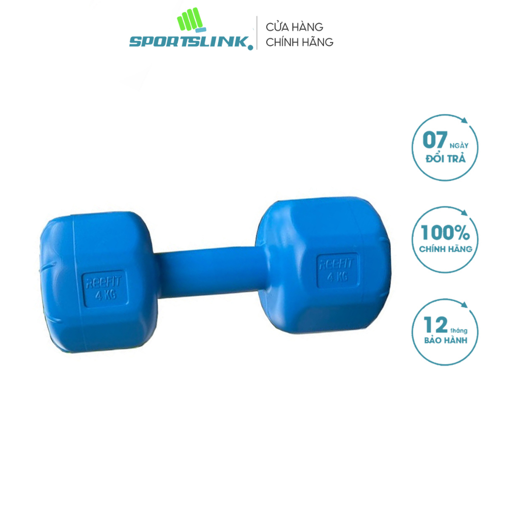 Tạ tay nhựa Sportslink vn 4kg Xanh dương