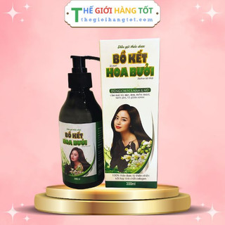 Dầu gội thảo dược bồ kết hoa bưởi - Hàng chính hãng - 100% thảo dược