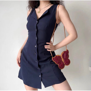 ( HÀNG SẴN) Đầm voan cài nút #197