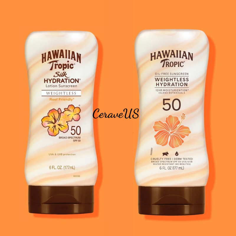 Kem chống nắng Hawaiian Tropic Weightless Hydration Lotion SPF 50