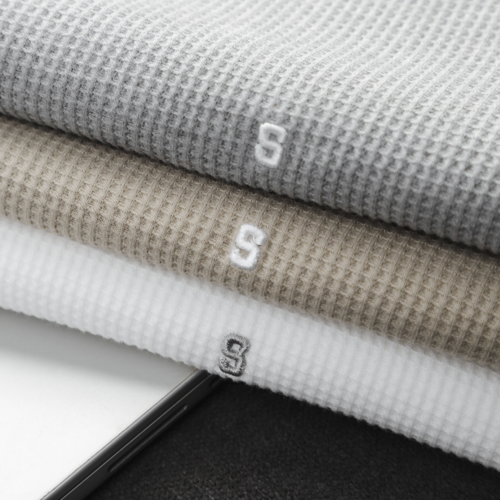 Áo Thun Nam Color Rib Collab, Chất Vải Cotton Tổ Ong Thoải Mái, AT0060, SOMEHOW