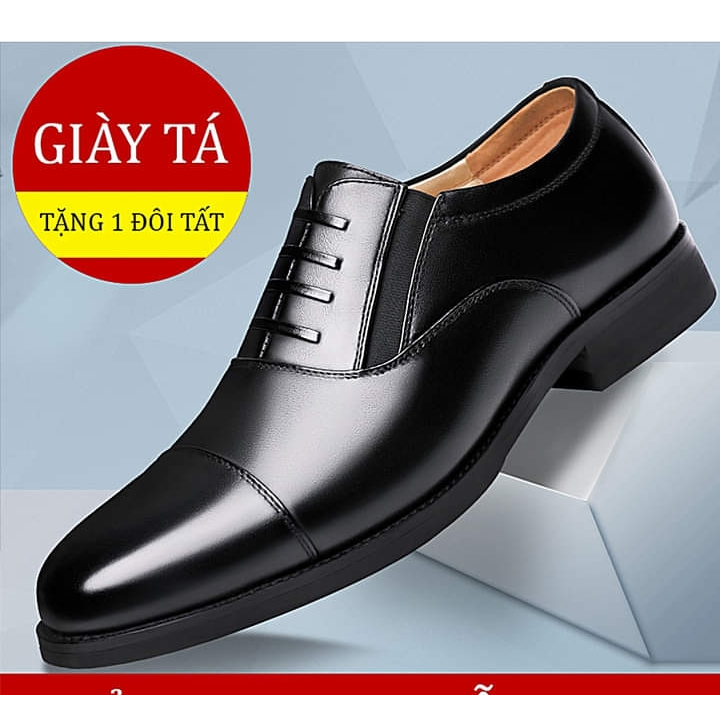 GIẦY tây mẫu giầy sỹ quan da bò cao cấp đế cao su may liền đế chắc chắn bền đẹp sang trọng trẻ trung năng động