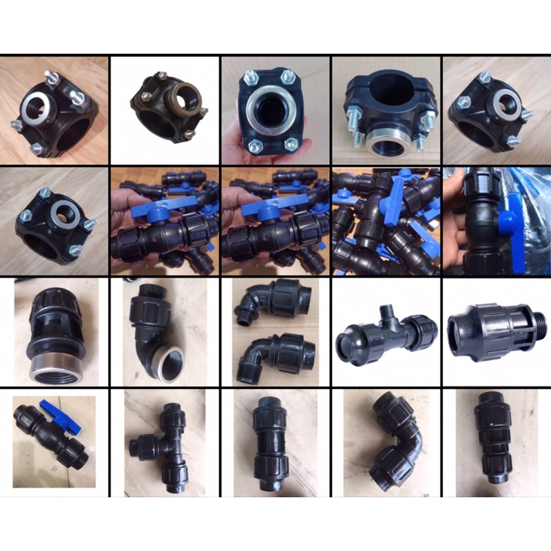 Phụ Tùng Góc +Tê +Nối 25 Hdpe nước xạch các loại