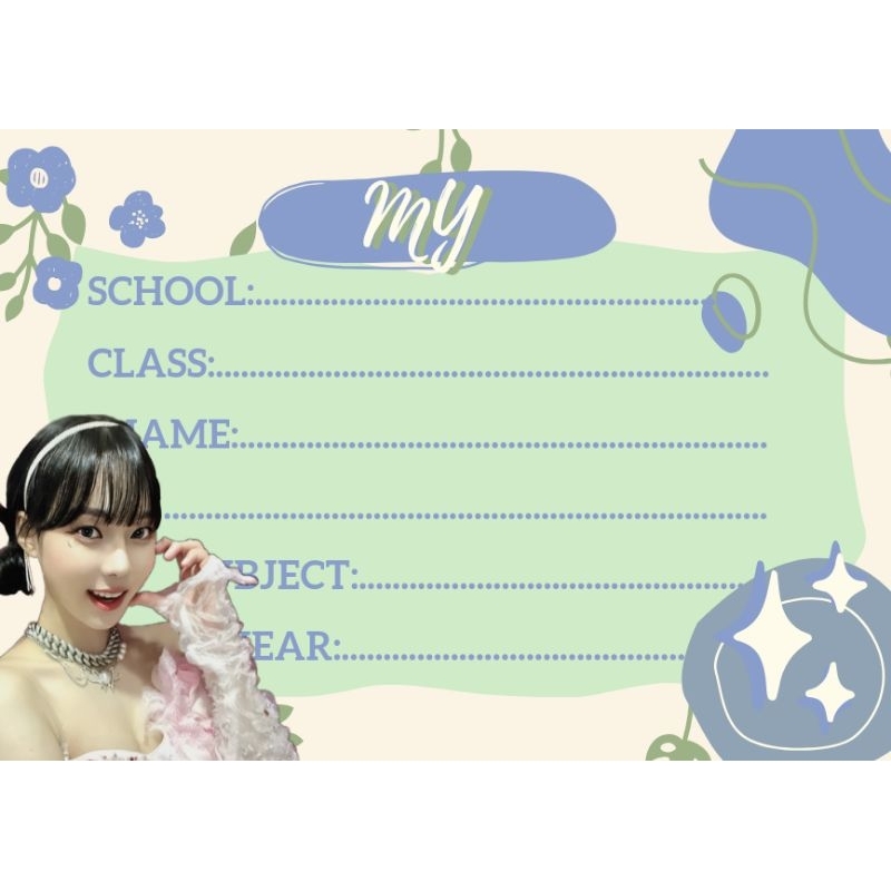 SET NHÃN VỞ THEO YÊU CẦU