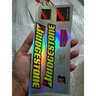 Bộ tem xe đạp Bridgestone màu vàng