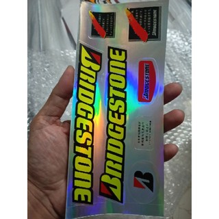 Bộ tem xe đạp Bridgestone màu vàng