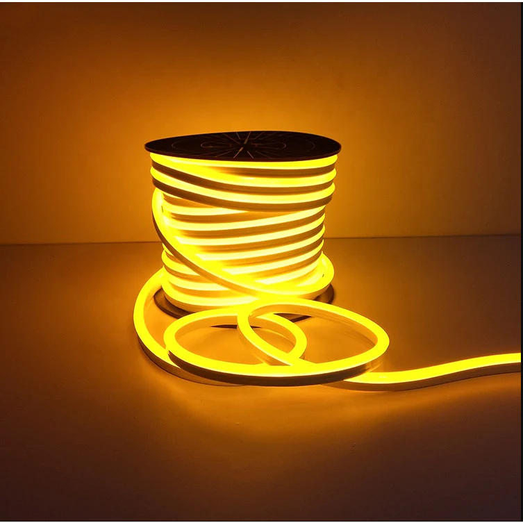 50 MÉT DÂY ĐÈN LED NEON 8x16mm 220V LOẠI 1 MẶT SÁNG CÓ SẴN NGUỒN