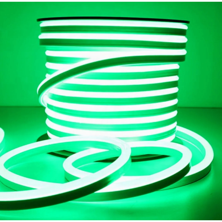 50 MÉT DÂY ĐÈN LED NEON 8x16mm 220V LOẠI 1 MẶT SÁNG CÓ SẴN NGUỒN