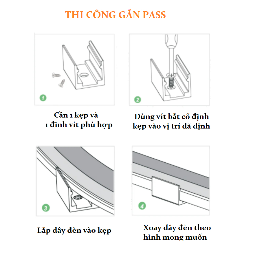 50 MÉT DÂY ĐÈN LED NEON 8x16mm 220V LOẠI 1 MẶT SÁNG CÓ SẴN NGUỒN