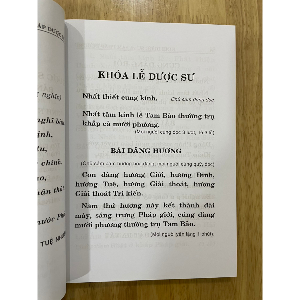 Sách - Kinh Dược Sư và Sám Pháp Dược Sư