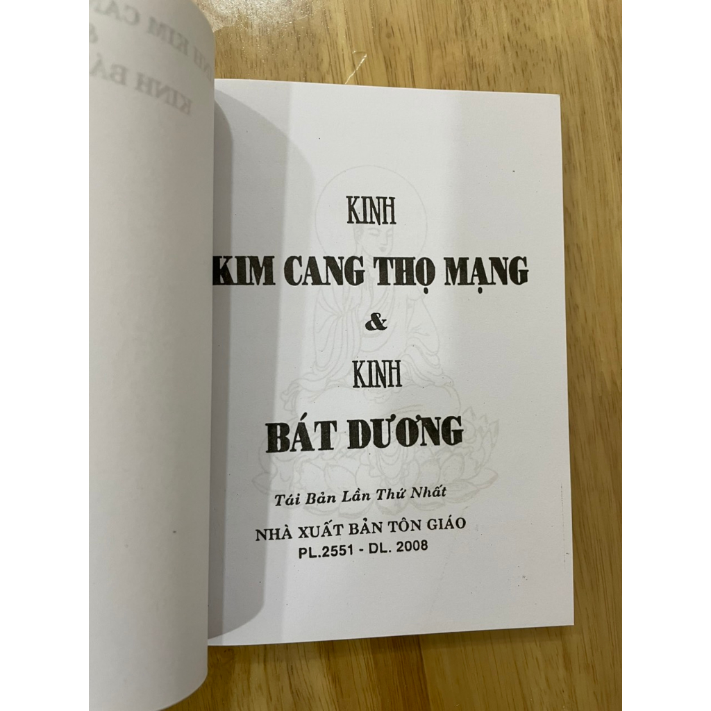 Sách - Kinh Kim Cang Thọ Mạng và Kinh Bát Dương