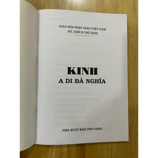 Sách - Kinh A Di Đà nghĩa ( bìa mềm)