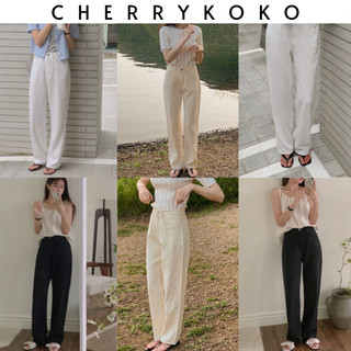 Quần dài cherrykoko summer cotton linen pants