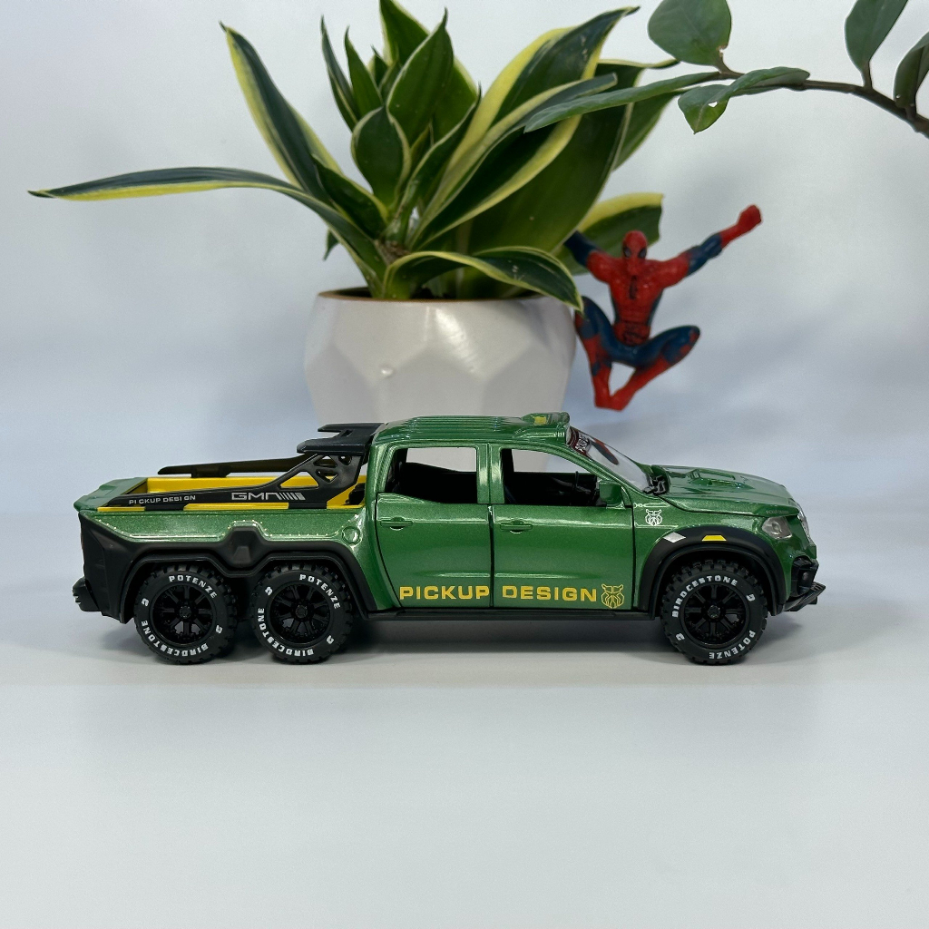 Mô hình xe bán tải Mercedes Benz Xclass 6x6 quái vật Off road cực ngầu
