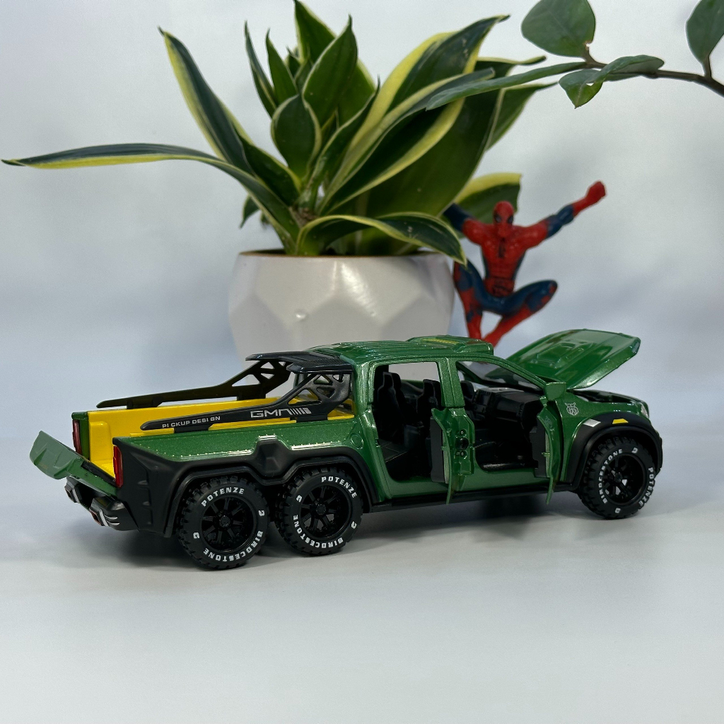 Mô hình xe bán tải Mercedes Benz Xclass 6x6 quái vật Off road cực ngầu