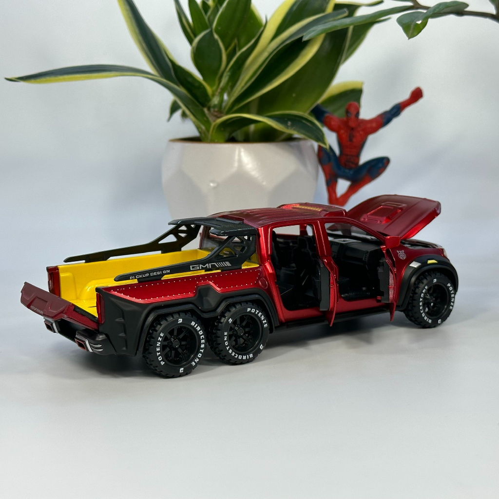Mô hình xe bán tải Mercedes Benz Xclass 6x6 quái vật Off road cực ngầu