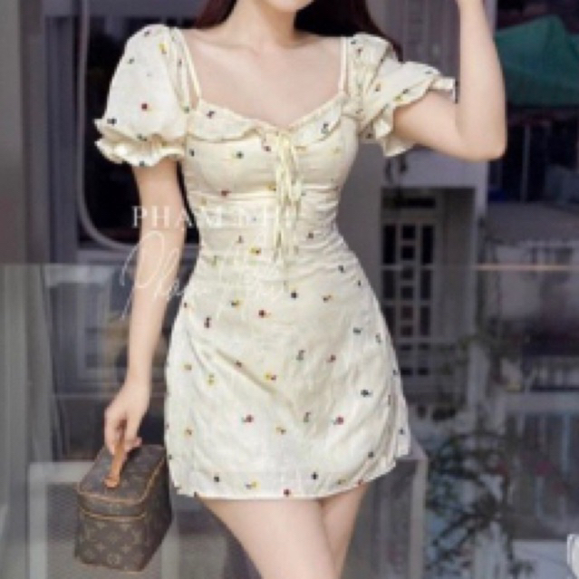 Đầm hoa nhí như ảnh “pass nha”