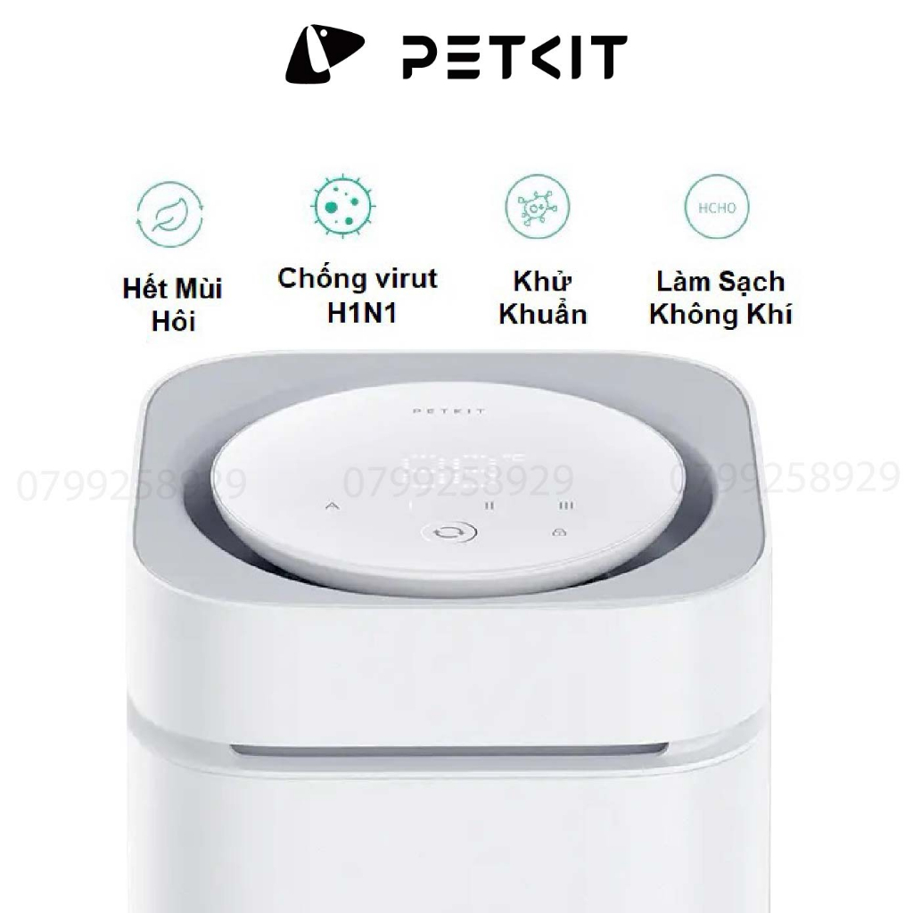 Máy Diệt Khuẩn, Khử Mùi Hôi Thú Cưng Thông Minh PETKIT AIR MAGICUBE BH 12 tháng