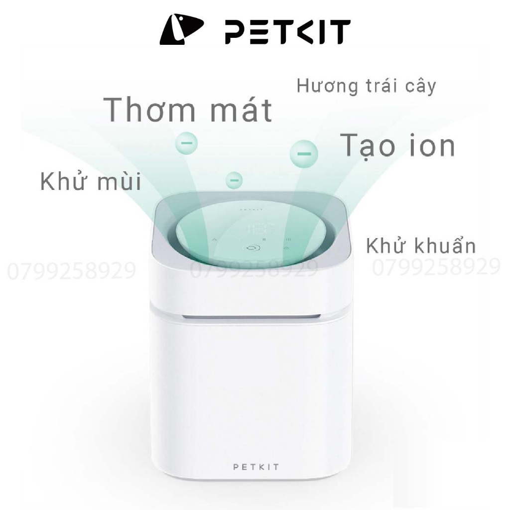 Máy Diệt Khuẩn, Khử Mùi Hôi Thú Cưng Thông Minh PETKIT AIR MAGICUBE BH 12 tháng