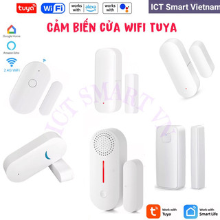 Cảm biến cửa Wifi/Zigbee Tuya Smart. Hoạt động với google Home và Amazon Alexa
