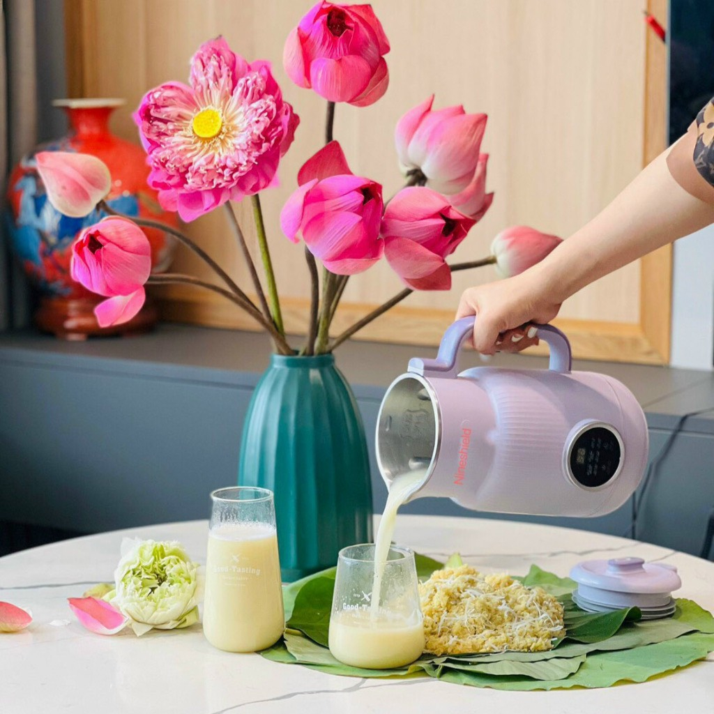 Máy làm sữa hạt nineshied 800ml,1000ml chính hãng,bảo hành 12 tháng