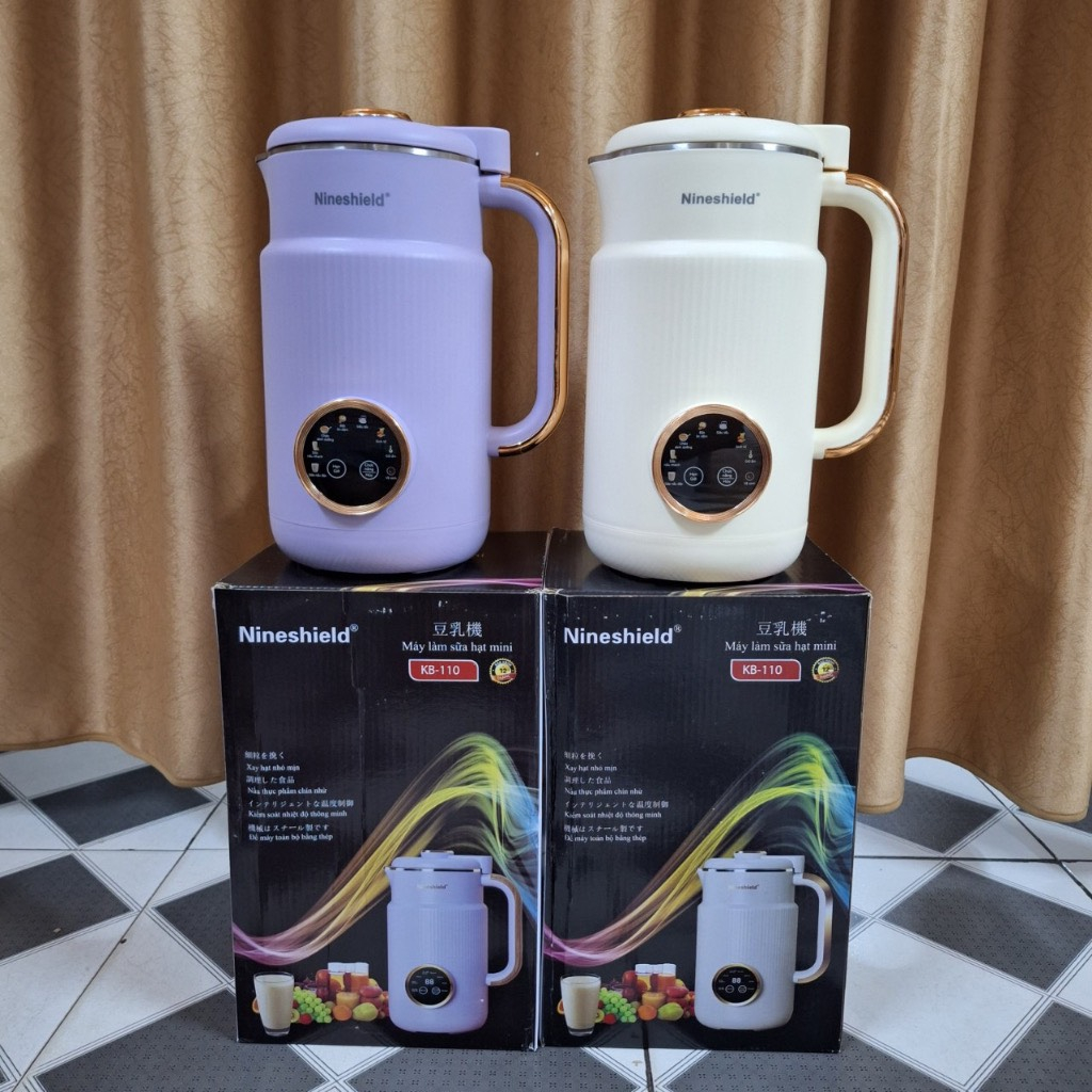 Máy làm sữa hạt nineshied 800ml,1000ml chính hãng,bảo hành 12 tháng