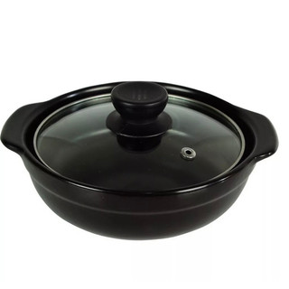 (HCM) Nồi đất 6 inch nắp kiếng (18.5 x 16.5 x 6cm)