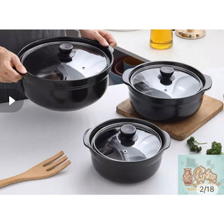 nồi đất 1L nắp kiếng ( 20 x 17 x 8cm)