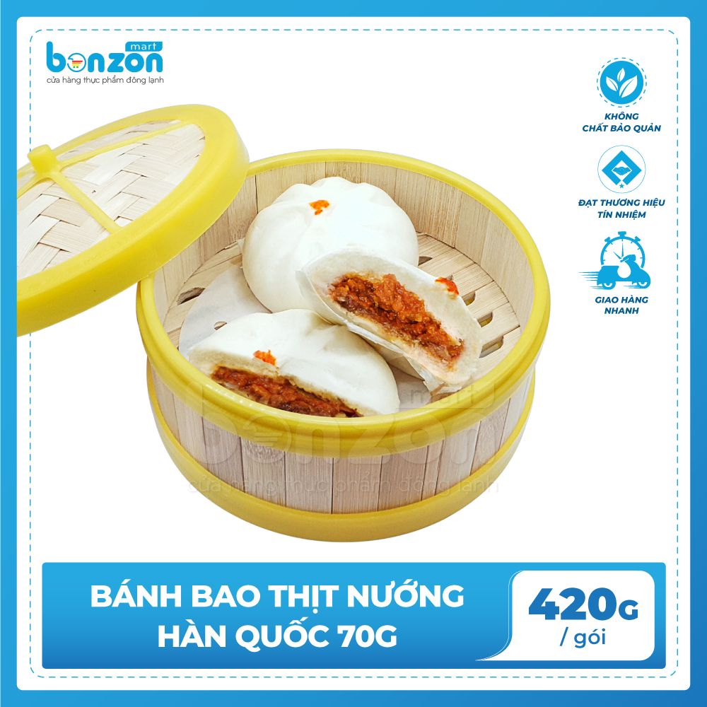 Bonzon - Bánh bao thịt nướng Hàn Quốc 420g