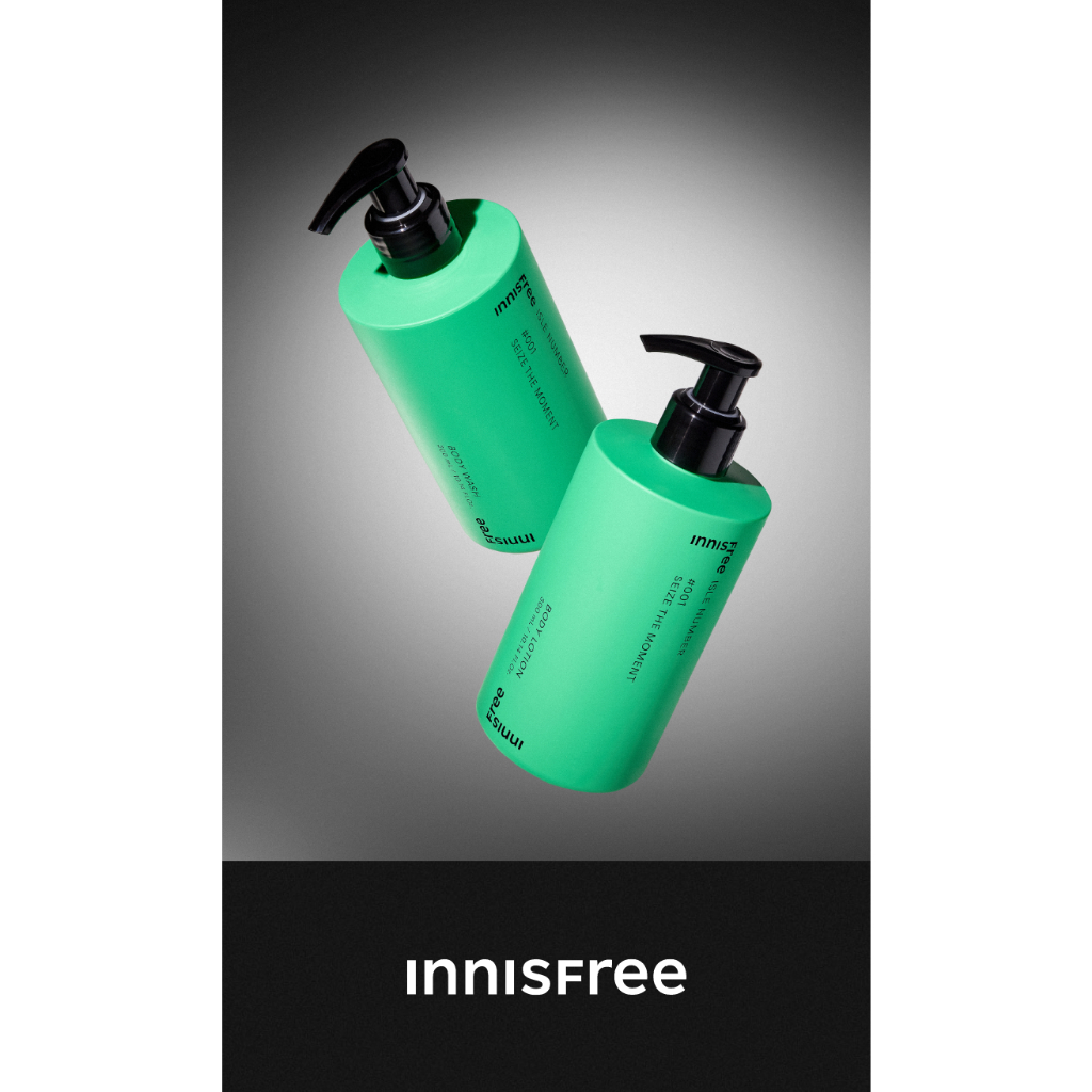 Sữa tắm và sữa dưỡng Innisfree Isle Number Body Wash, Lotion Seize The Moment 300ml
