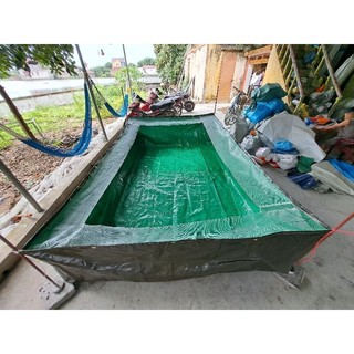 Bể bạt nuôi cua đồng, nuôi ếch, chống nhảy, chống bò