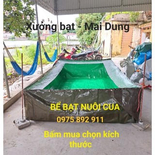 Bể bạt nuôi cua đồng, nuôi ếch